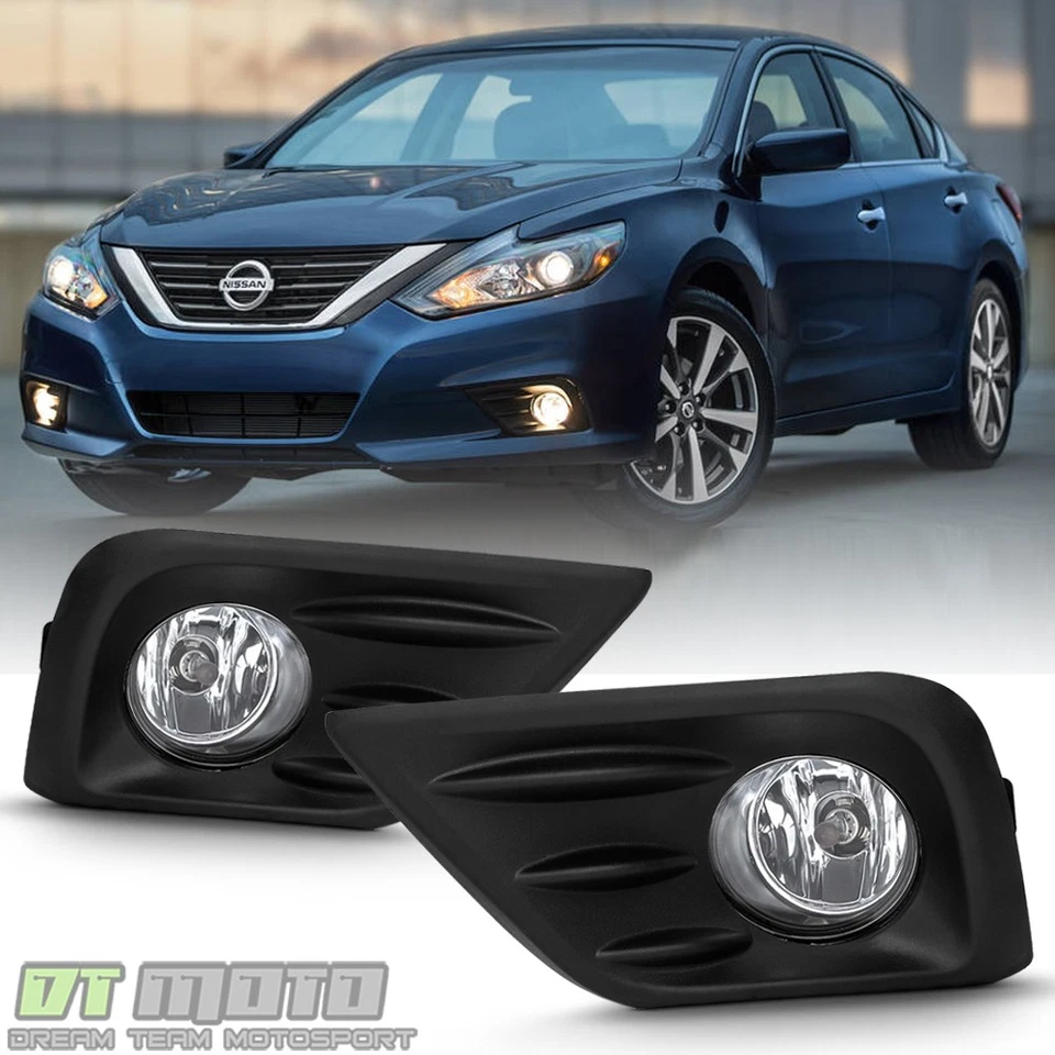 Luces antiniebla de parachoques para Nissan Altima 2016-2018 sedán + interruptor + bombilla izquierda + derecha Foto 1 de 4