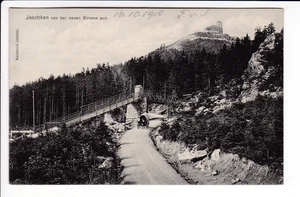BÖHMEN , JESCHKEN , NEUE STRASSE , JESTED , 1910 - Picture 1 of 2