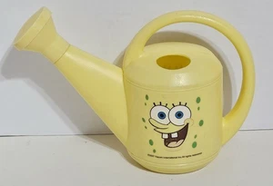 Spongebob Squarepants Yellow Watering Can 2007 Viacom 8"x11" Nickelodeon 2-Sided - Picture 1 of 15