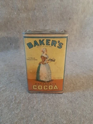 Vintage Spice Can Bakers Breakfast Cocoa Hot Chocolate Powder General Foods Can - Image 1 of 4