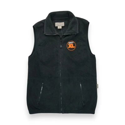 NWT Colorado Timberline Men's Black Fleece Vest Sleeveless Full Zip Size MD - Image 1 of 4