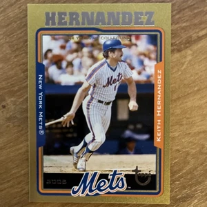 Topps 2005 retirado firma oro - Keith Hernandez #32/500 - Mets de Nueva York - Imagen 1 de 2