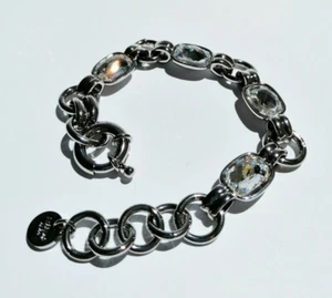 DYRBERG KERN Arusha Steel Acero Swarovski Bracelet Pulsera NEW NUEVO - Imagen 1 de 5