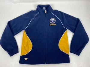 Buffalo Sabres Reebok Full Zip Fleece Jacket Womens Large - Picture 1 of 6