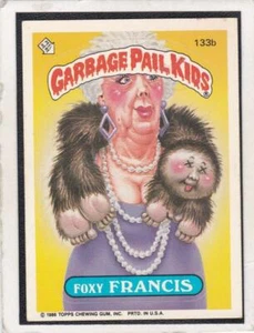 1986 Topps Garbage Pail Kids #133b Foxy Francis - Picture 1 of 1