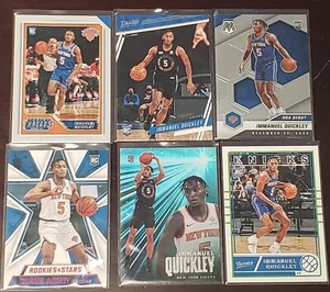 (6) IMMANUEL QUICKLEY NBA Basketball ROOKIE Cards New York Knicks Kentucky RC - Picture 1 of 1