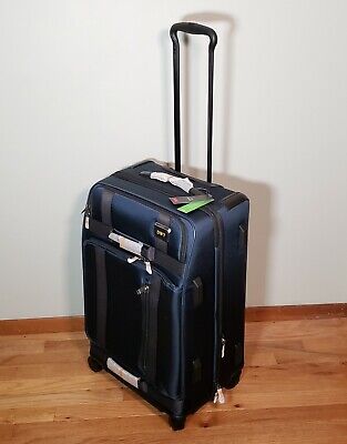 Tumi Merge Short Trip Expandable 4 Wheel Suitcase Carry-On Luggage $895 Monogram • 595£