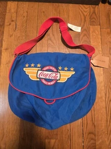 Vintage Coca Cola Your Thirst Takes Wings Tasche Neu aus altem Lagerbestand - Bild 1 von 5