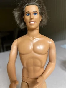 Vintage Ken Barbie Doll Rooted Hair 90’s Back Neck 1990 Twist Waist - Picture 1 of 15
