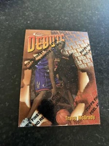 J 1997-98 Topps Finest Tracy McGrady Rookie #107 Raptors RC Basketball Card - Picture 1 of 2