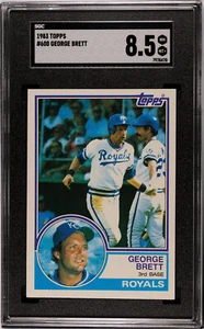George Brett 1983 TOPPS Baseball Card #600 SGC 8,5 - Foto 1 di 2
