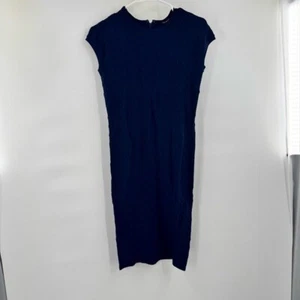 Pink tartan Elegant Navy Blue Women's Dress size XS - Imagen 1 de 12
