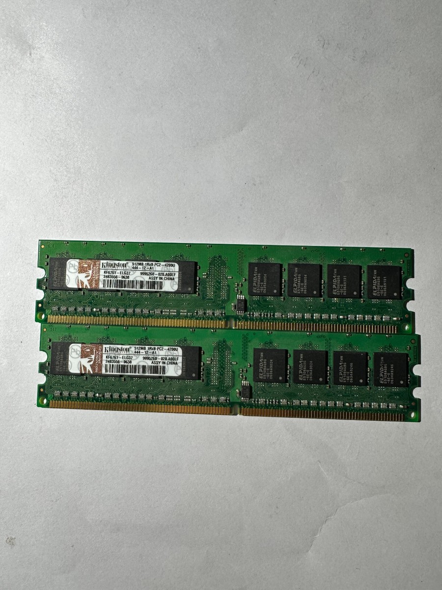 1 GB Total Capacity Computer 512 MB Capacity per Module