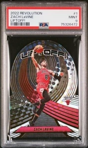 2022-23 Panini-Revolution #1 Zach Lavine Lift Off! MINT 9 PSA  - Picture 1 of 2