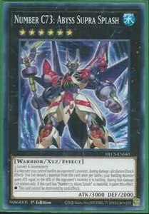 Yugioh - Number C73: Abyss Supra Splash - 1st Edition Card - Picture 1 of 1