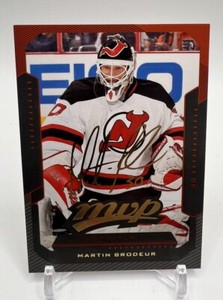 2012-13 Upper Deck Hockey MVP Gold Script Martin Brodeur #28 HOF Devils