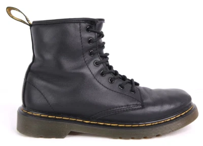 Dr. Martens Softy T Kids Ankle Boot 4M Black Leather Lace-Up Casual Shoes 1460 J - Image 1 of 4