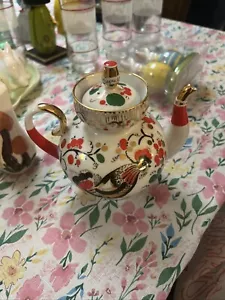 Lomonosov Porcellana Fabbrica Unione Sovietica Gallo Rosso Teiera URSS - RARA! - Foto 1 di 7