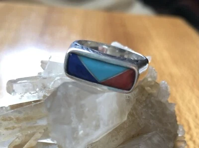 Anillo Carolyn Pollack Relios Esterlina 925 Suroeste-talla 6-Belleza Turquesa Foto 1 de 4