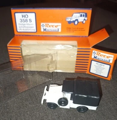  H0 Auto Roco 358 S Dodge Mannschaftswagen UN 1:87 NEU in OVP  1:87 Willys Jeep - Bild 1 von 4