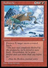 Avalanche X4 EX/NM Ice Age MTG Magic Cards Red