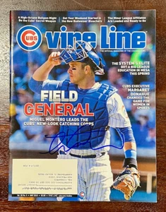 MIGUEL MONTERO Signed Chicago Cubs VINELINE Magazine May 2015 Vine Line - Picture 1 of 2