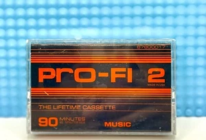 PRO FI 2 MUSIC 90 BLANK CASSETTE TAPE (1) (SEALED) - Picture 1 of 3