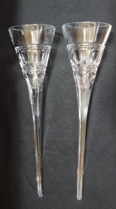 Vintage Long Stem Footless Baseless Cut Crystal Party Champagne Flutes - Picture 1 of 13