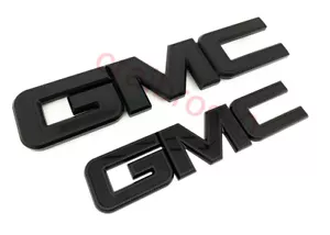 2015-2019 GMC Sierra 1500 2500HD 3500HD Front Grille Tailgate Rear Emblem 2pcs - Picture 1 of 6