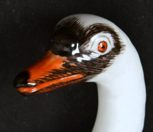 Meißen Figur Schwan Porzellan Weiß 1. Wahl Höhe ~ 7 cm - sehr selten - Bild 1 von 12