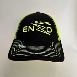 Electric Enzo Trucker Hat Mega Cap Adjustable Strap Back Green Cotton Blend - Picture 1 of 10