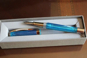VISCONTI OPERA FOUNTAIN PEN DEMO BLUE - Picture 1 of 4