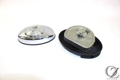 Harley-Softail Fatboy 2000 00 filtro de aire ovalado K&N  Foto 1 de 4