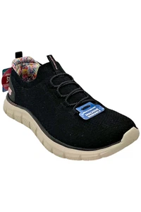 Skechers Track Washable Vegan Knit Bungee Black - Picture 1 of 3