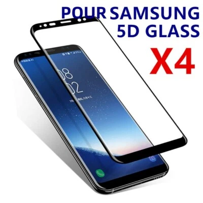 Vitre Protection Film Ecran 3D Verre Trempé pour Samsung S22 S21 S9 Plus S10 S20 - Photo 1/4