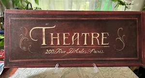FRENCH VINTAGE Wall Theatre Hanging - Picture 1 of 14