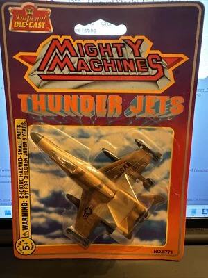 Imperial Co - Mighty Machines - Thunder Jets - Diecast Stealth Fighter 1991 NEW - Image 1 of 3