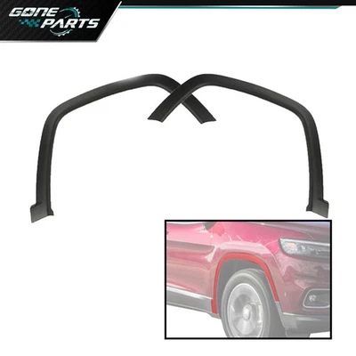 Fit For 2017-2022 Jeep Compass Wheel Fender Flare Molding Trim Front Left Right Foto 1 de 4