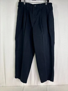 Lee Casuals Wrinkle Free Black Pants Size 18 Medium - Picture 1 of 4