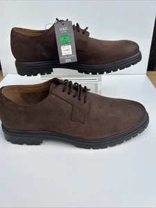 Zapatos Derby Marks And Spencer Cuero Genuino Talla UK 11 Nuevos - Imagen 1 de 10