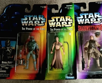 Kenner Star Wars The Power Of The Force And Shadow Of The Empire Lot Of 9 - Image 1 of 2