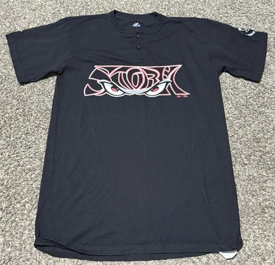 Camiseta deportiva de béisbol Lake Elsinore Storm 2 botones majestuosa adulto pequeña #10 Foto 1 de 3