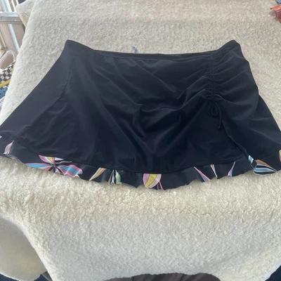 Profile by Gottex Plus Bolsillo Lleno de Posies Falda Parte Inferior 3X Foto 1 de 4