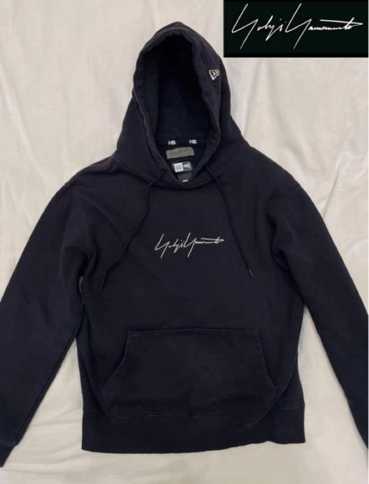 USED FINAL PRICE [VERY HARD TO FIND] YOHJI YAMAMOTO NEW ERA HOODIE SIZE GOOD - Image 1 of 4