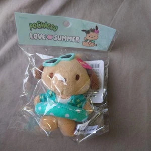 Suntanned Pochacco Plush Toy Sanrio Olive Young Orian Korea Exclusive - Picture 1 of 2