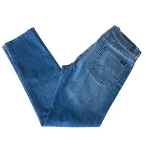 7 for All Mankind Slimmy Blue Jeans - Größe 34 - Bild 1 von 7