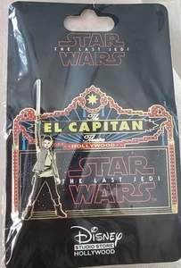 Disney DSSH Pin Star Wars Marquee El Capitan The Last Jedi Rey LE 400 - Picture 1 of 1