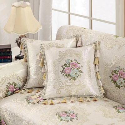 Fundas de almohada de lujo de 1 pieza de 20x20 pulgadas, elegante píldora decorativa floral... Foto 1 de 4
