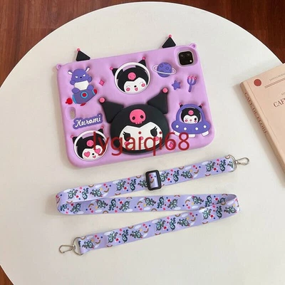 Kuromi Shockproof 防震保护套 Cover For Apple iPad 10th 9 8 7 mini 6 5 4 3 Air 1 2 Pro - Image 1 of 4