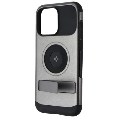 Funda Spigen Slim Armor Series para Apple iPhone 15 Pro Max - Gunmetal/Negro Foto 1 de 3